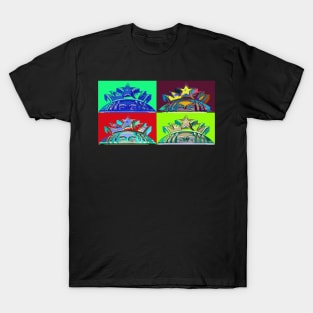 Peekaboo Starbucks pop art T-Shirt